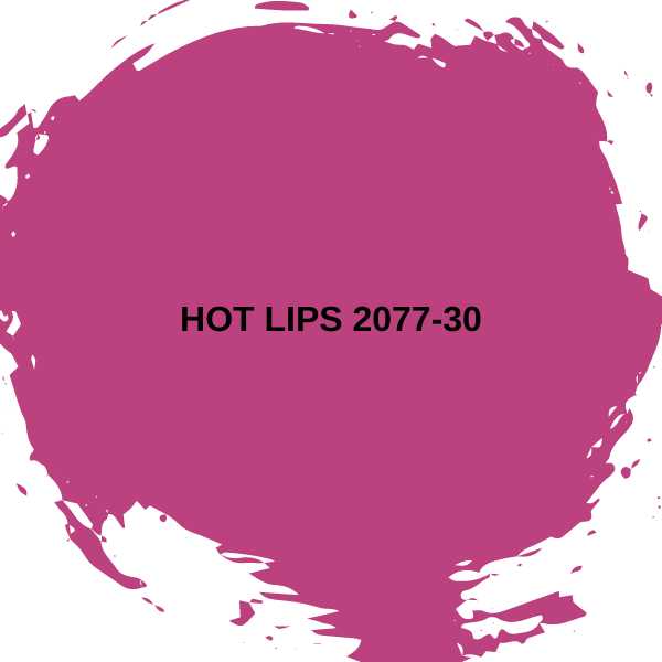 Benjamin Moore Hot Lips 2077-30.