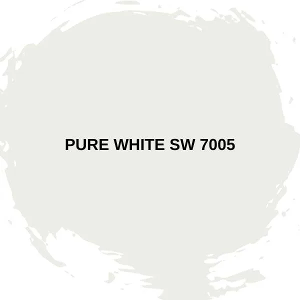 Pure White SW 7005.