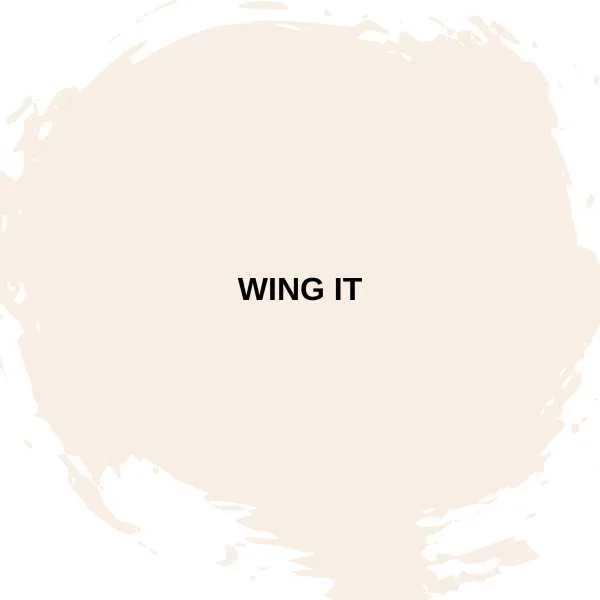 Wing It by Clare paint.