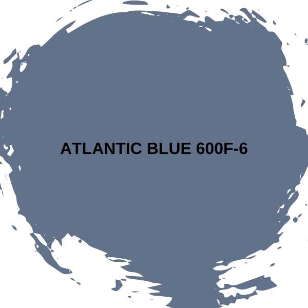 Atlantic Blue 600F-6 by Behr.