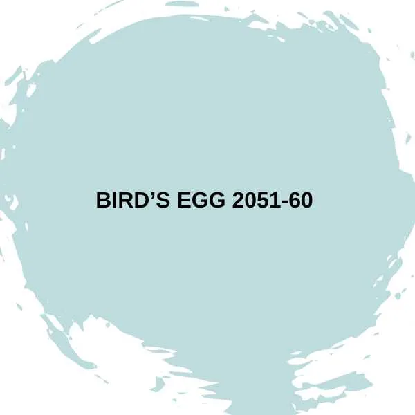 Bird’s Egg 2051-60 by Benjamin Moore.