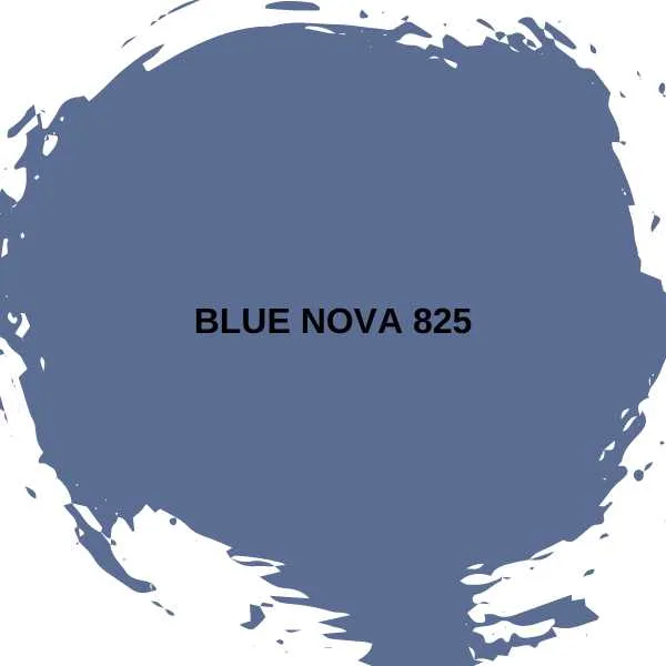 Blue Nova 825 by Benjamin Moore.