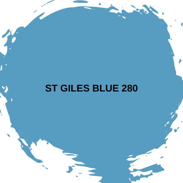 St Giles Blue 280 by Farrow & Ball.