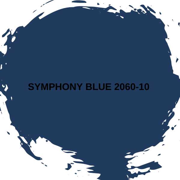 Symphony Blue 2060-10 by Benjamin Moore.