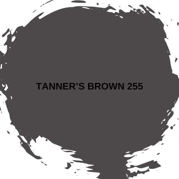 Tanner’s Brown 255 by Farrow & Ball.