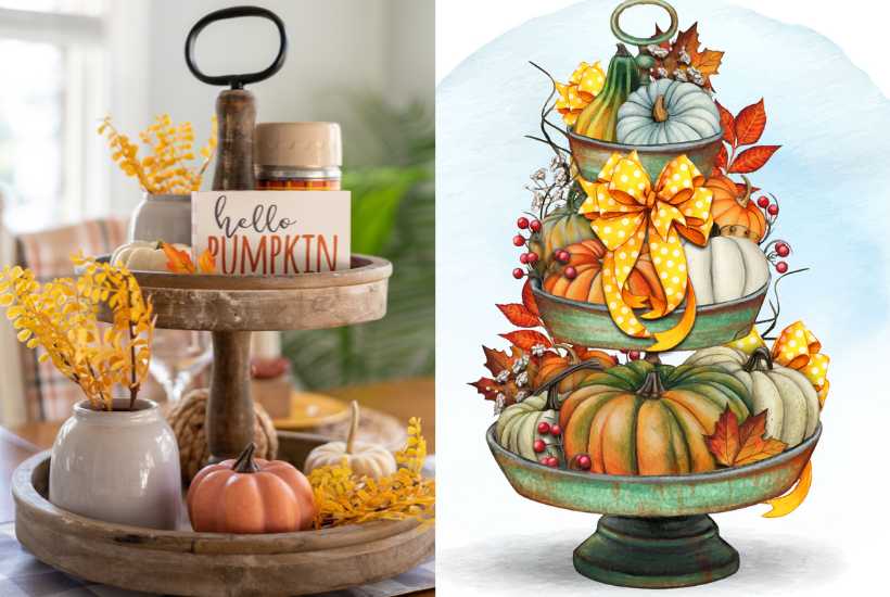 Top 20 Fall Tiered Tray Decor Ideas for a Warm Seasonal Touch