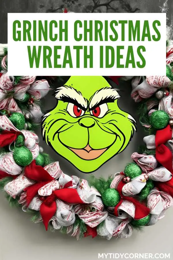 Grinch Christmas wreath ideas.