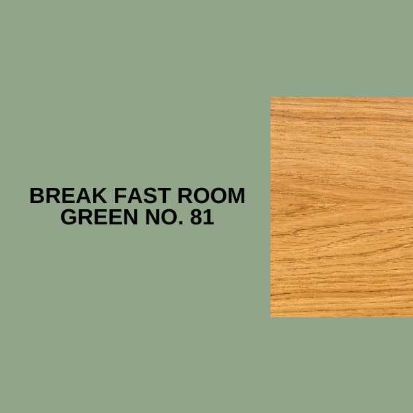 Break fast Room Green No. 81.