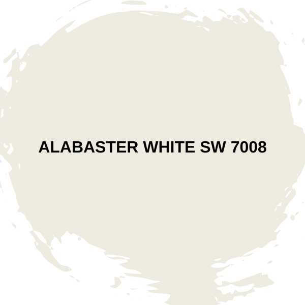 Alabaster White SW 7008.