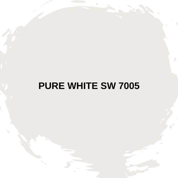 Pure White SW 7005.