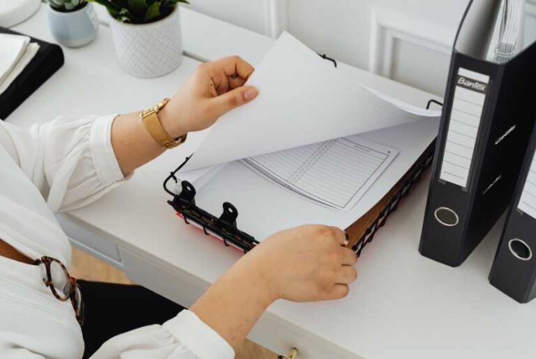 Home office paperwork storage ideas featured image.
