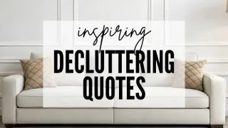 Decluttering quotes featured image.