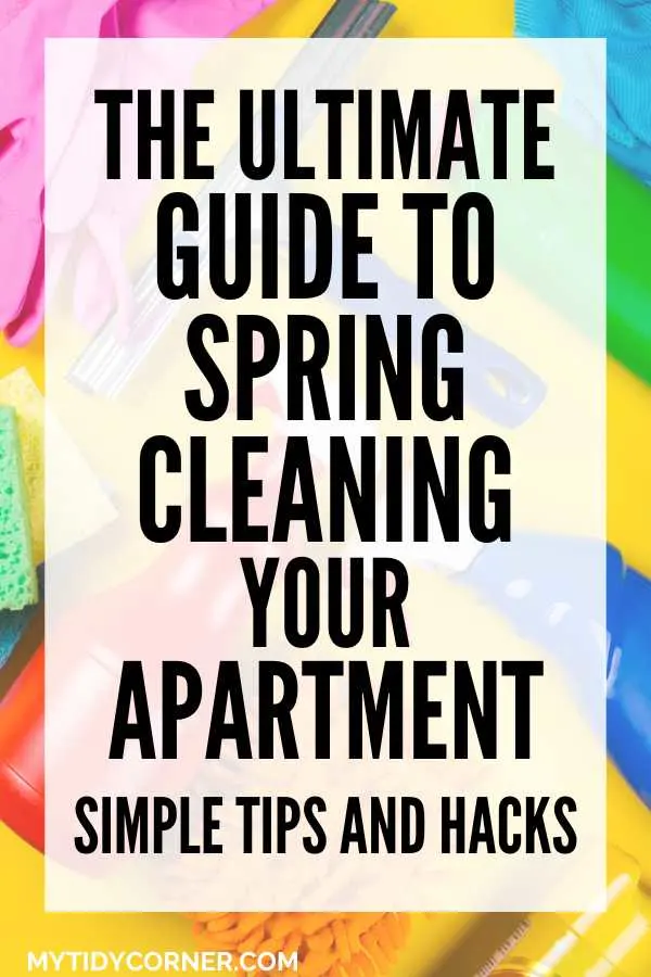 Spring cleaning your apartment pin