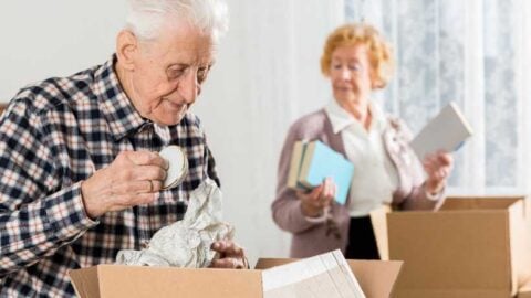Decluttering tips for the elderly featured image.