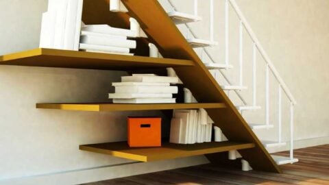 Under stairs storage ideas featured image.