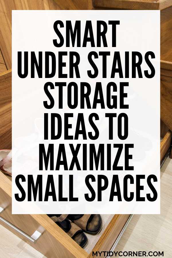 Under stairs storage ideas pin
